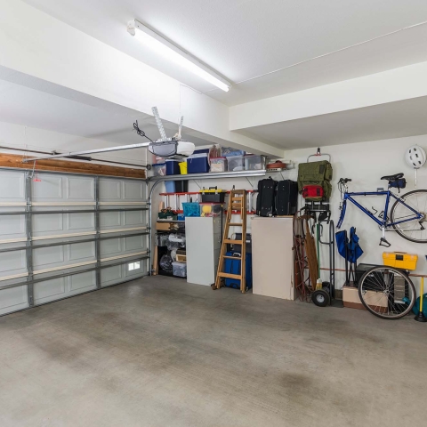 An organized garage